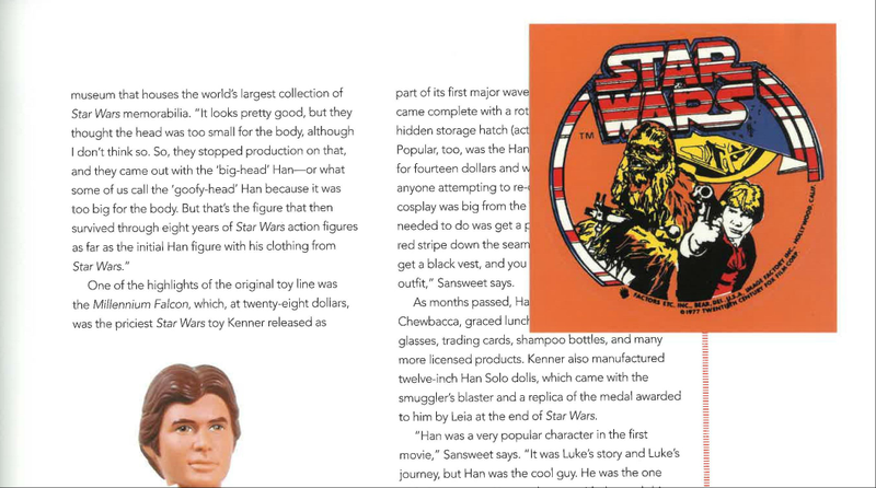 The top of page 61 in Star Wars Icons: Han Solo.